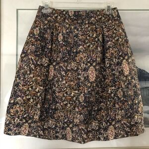 Shin Choi Purple Blue Yellow Print Dress Sz 6 A3206